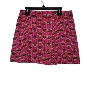 ZARA trf Collection Zipper Mini Skirt M Retro 60's Going Out Festival Y2K Bright